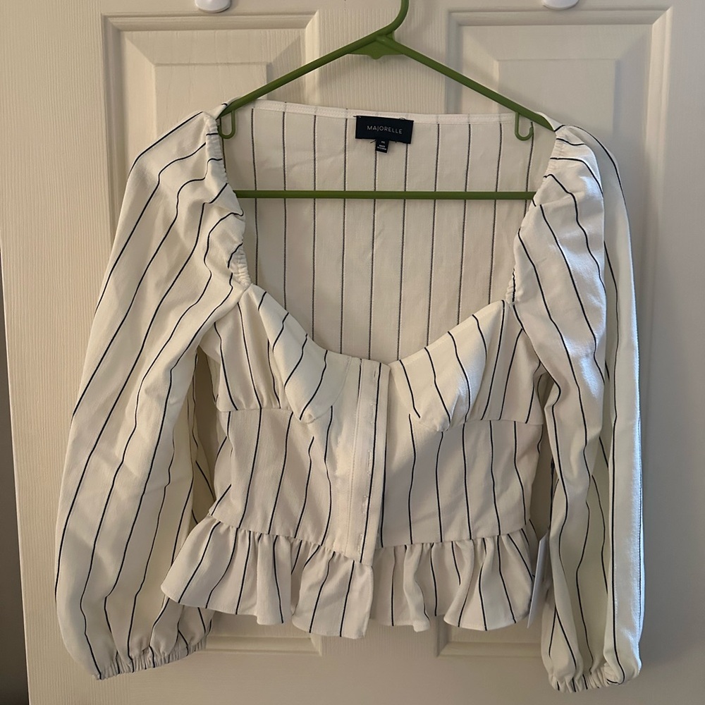 Majorelle Striped Top